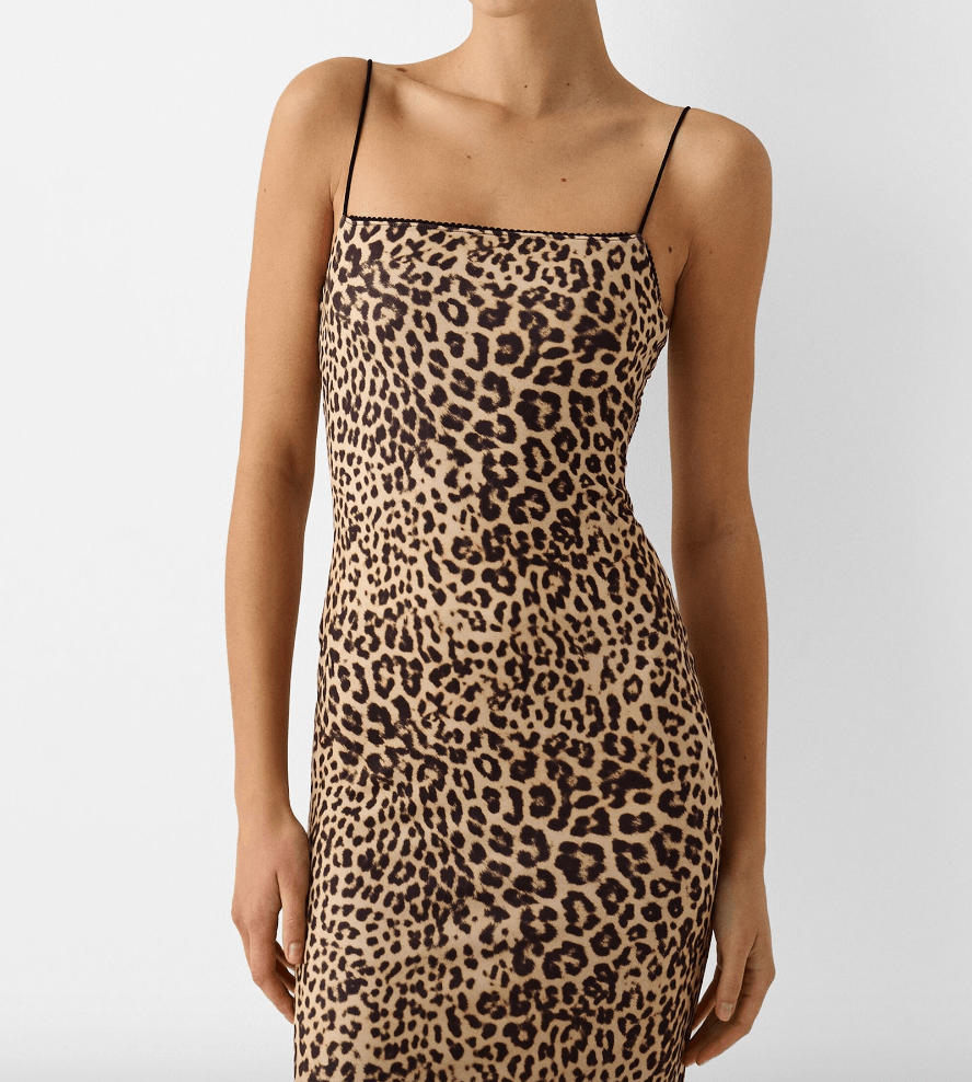 Leopard print midi dress | Leona
