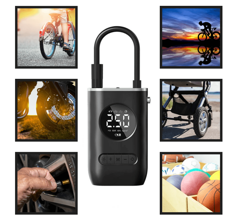 Electric Air Pump with Charger Cable and Pump | PowerPump