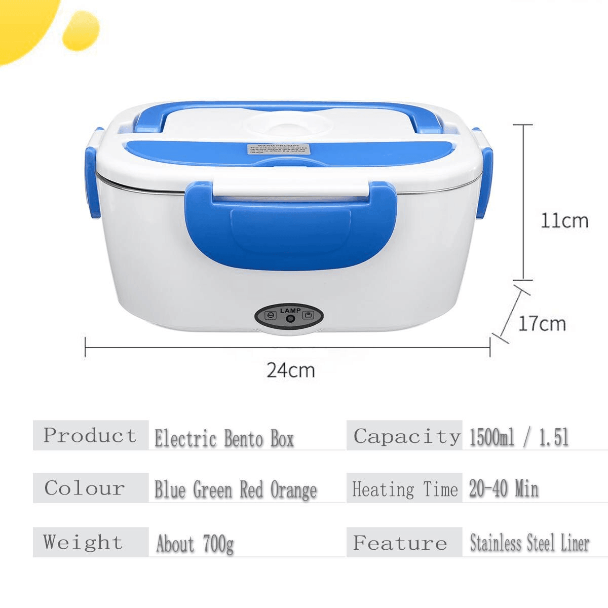 Boîte à déjeuner électrique - Zevessa