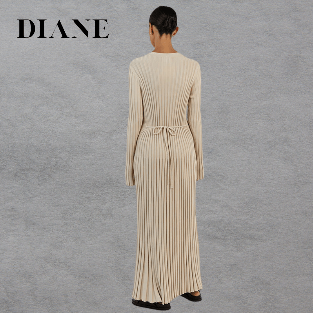 Diane | Robe longue plissée - Zevessa