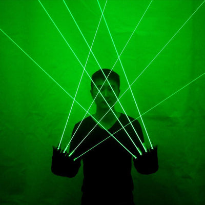 Gants laser vert - Zevessa