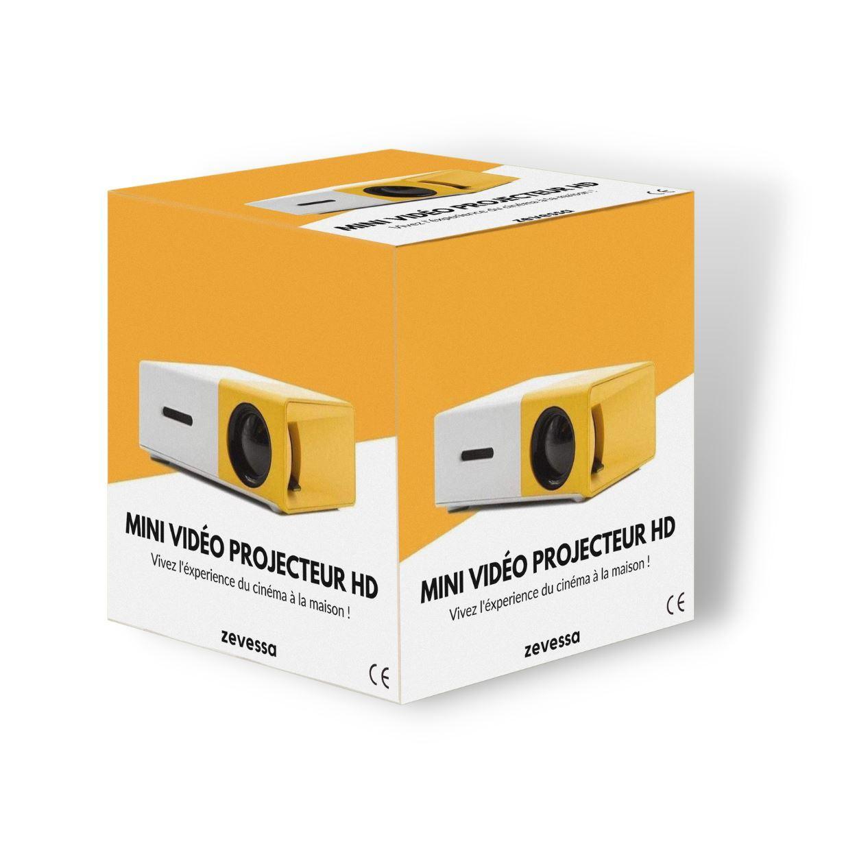 Mini Projecteur, Projecteur Portable De 30ansi Lumens, Projecteur De Cinéma  Maison De Base Q1, Projecteur Vidéo LED, Résolution De 240P, Avec Interfac