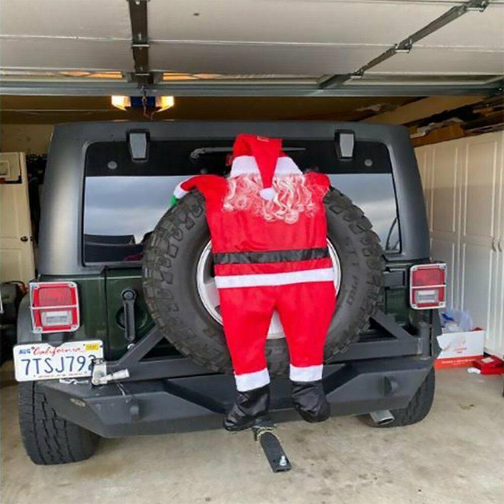 Porte fenêtre d'escalade avec père noël - Zevessa