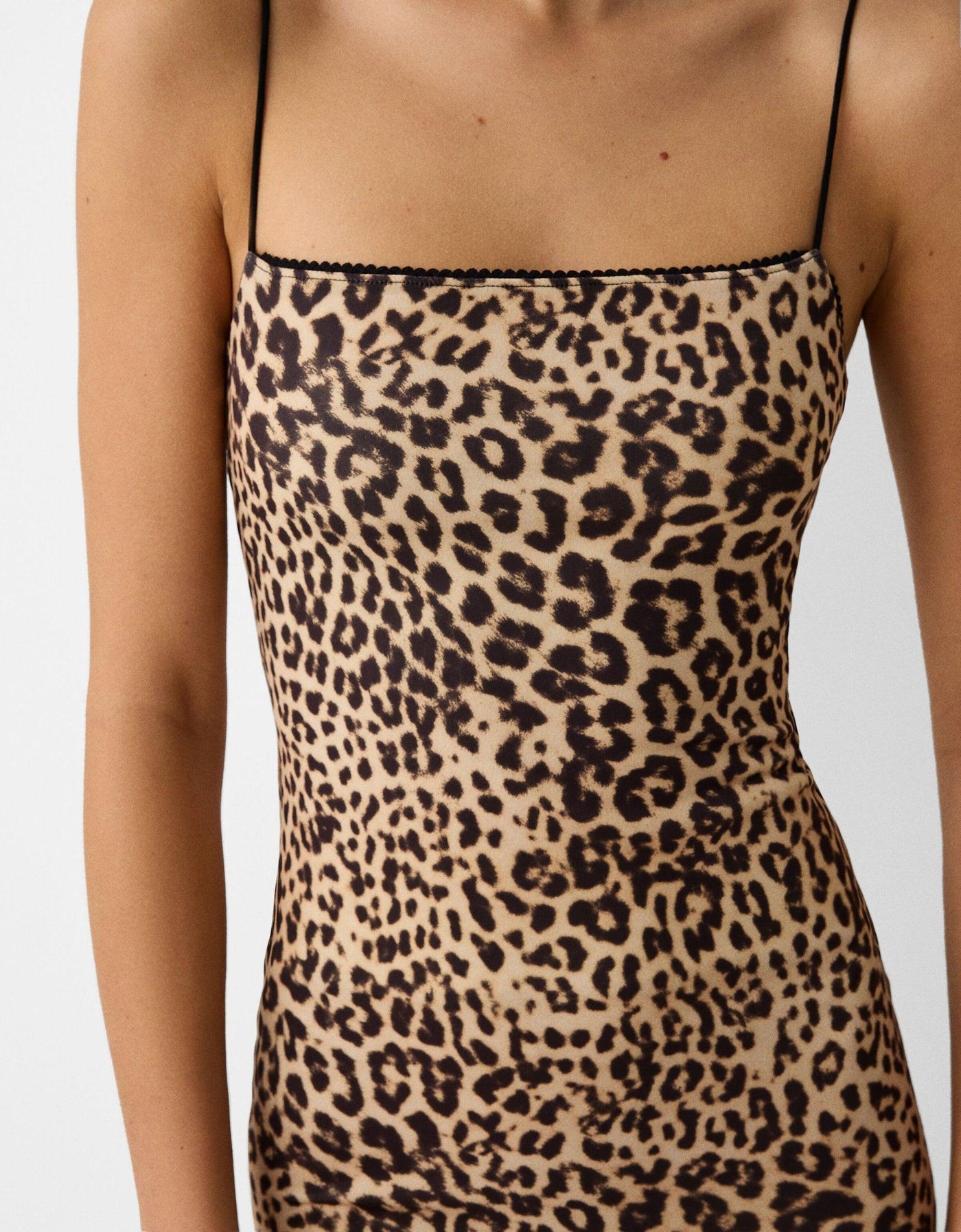 Leopard print midi dress | Léona