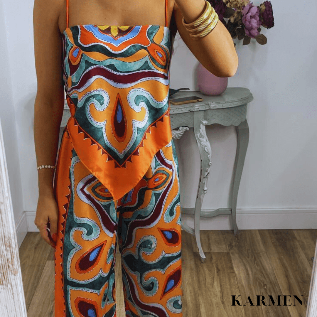 Karmen | Ensemble bandana vintage - Zevessa