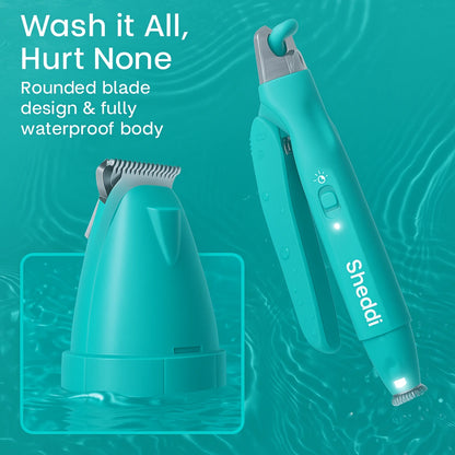 SafeTrim LED Clipper 2 in 1 - Sheddi