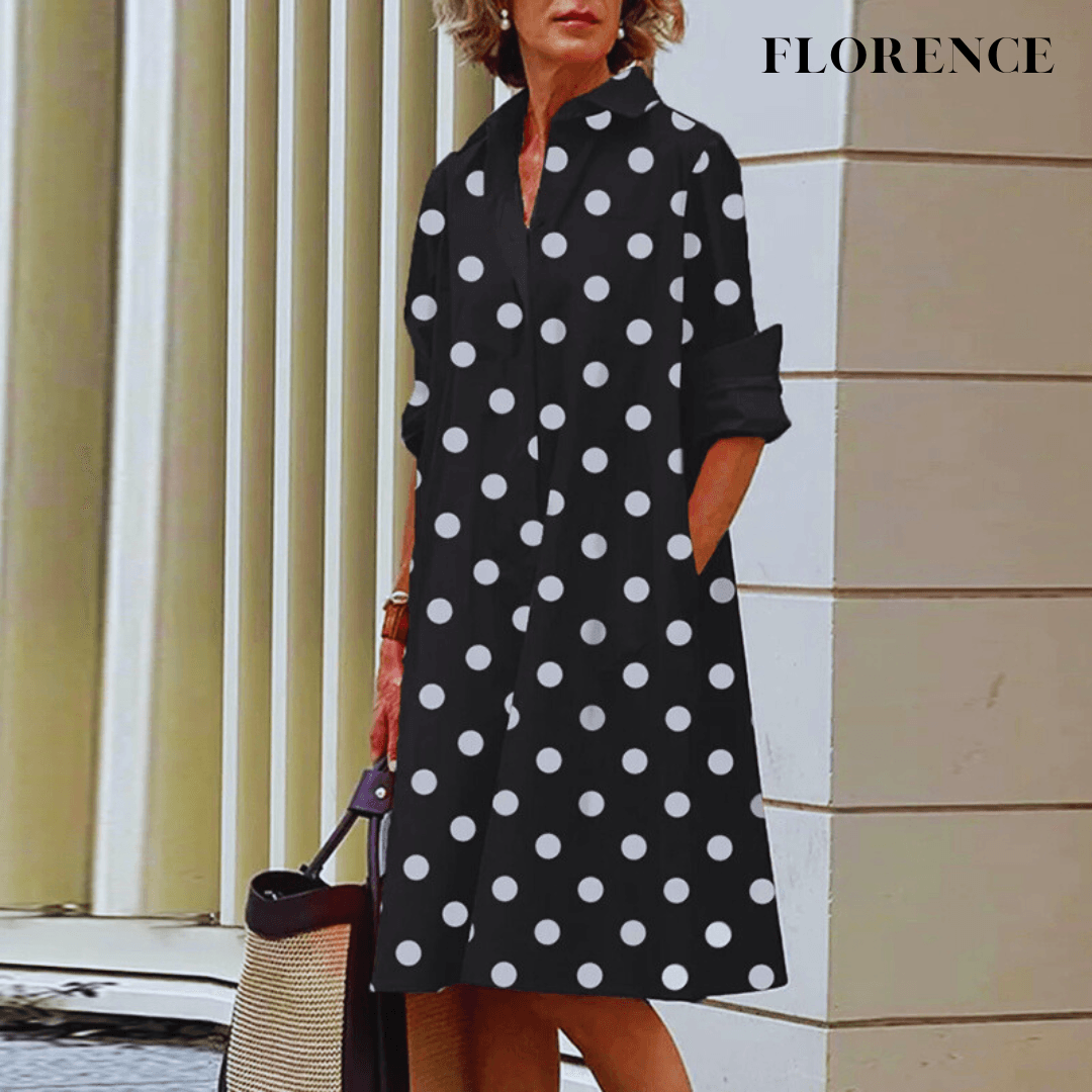 Florence | Robe chemise vintage - Zevessa