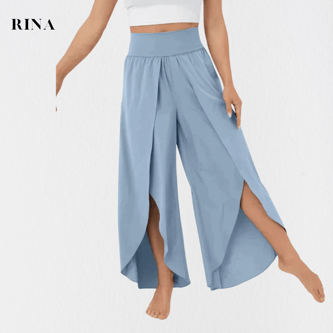 Rina | Pantalon taille haute fluide - Zevessa