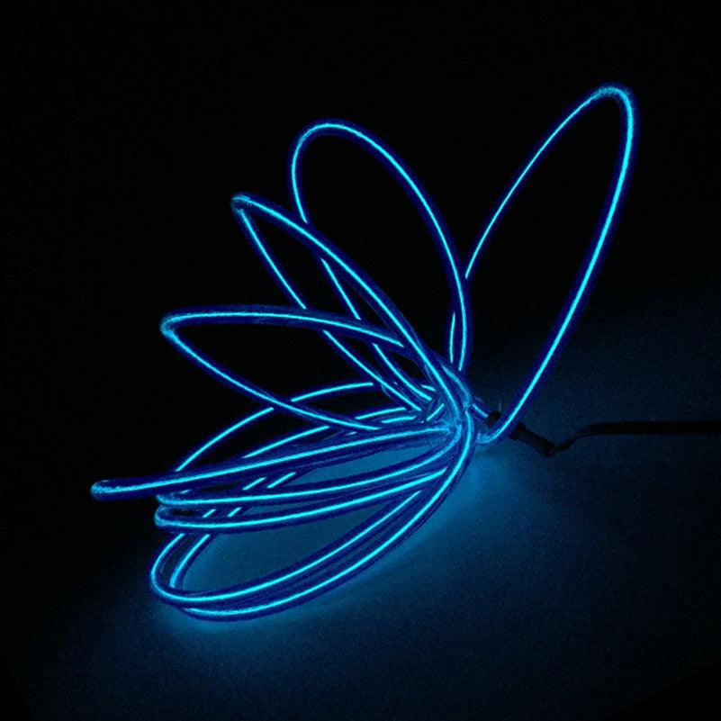 Glow-Man｜Costume Stickman en LED ultra luminescente - Zevessa