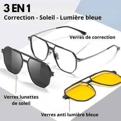 SwitchVision | Lunettes de soleil polarisées 3-en-1