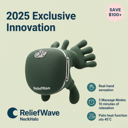 ReliefWave NeckHalo - 360° Neck & Shoulder Massager
