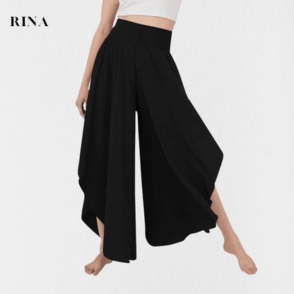 Rina | Pantalon taille haute fluide - Zevessa