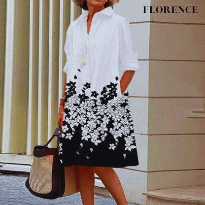 Florence | Robe chemise vintage - Zevessa