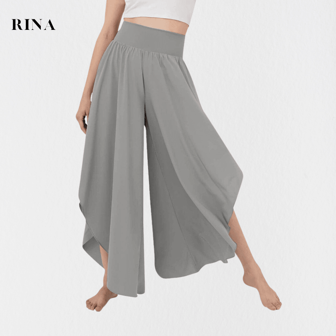 Rina | Pantalon taille haute fluide - Zevessa