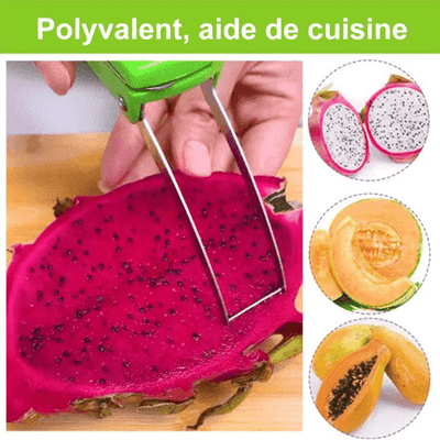 Couteau tranchage pour fruits en acier inoxydable | CutMaster