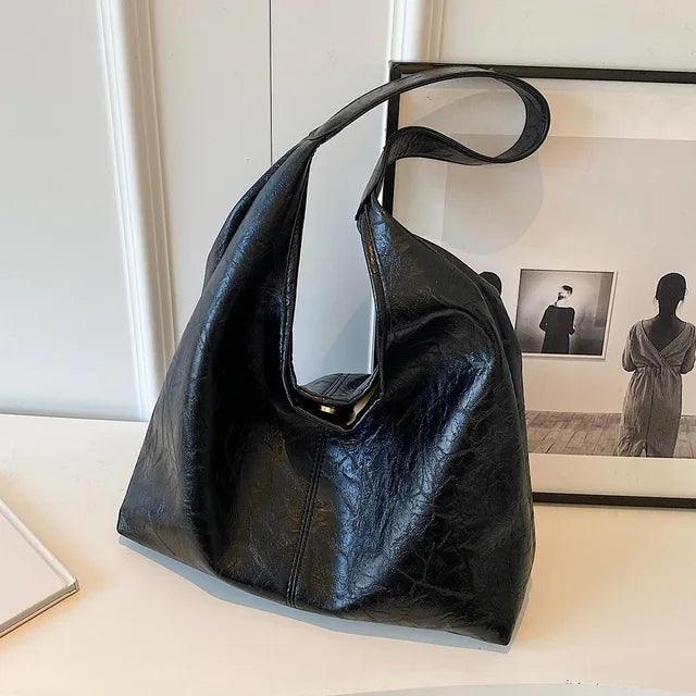 Aurélie | Aged leather tote bag