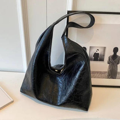 Aurélie | Aged leather tote bag