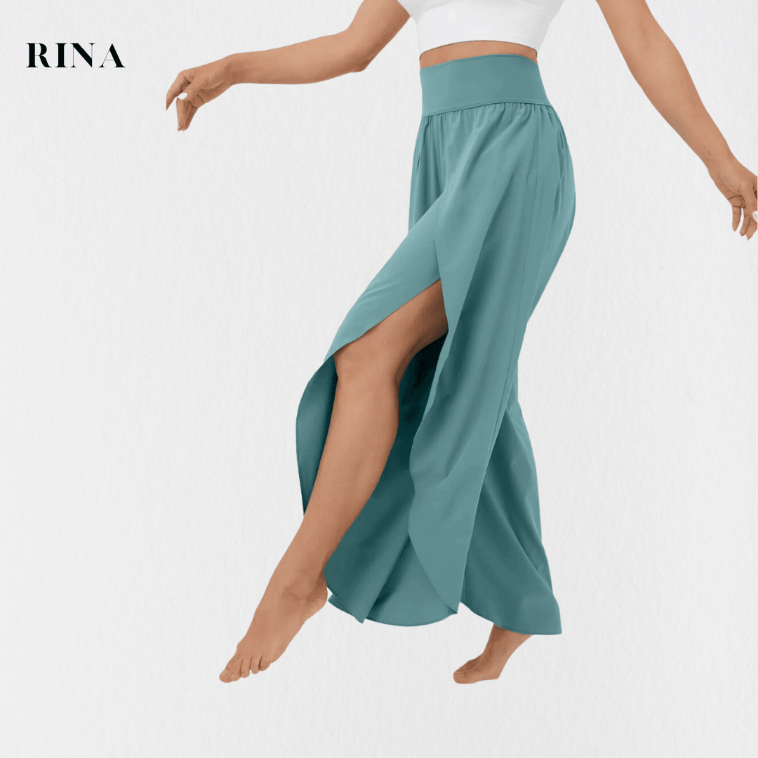 Rina | Pantalon taille haute fluide - Zevessa