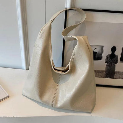 Aurélie | Aged leather tote bag