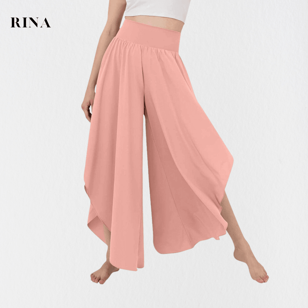 Rina | Pantalon taille haute fluide - Zevessa