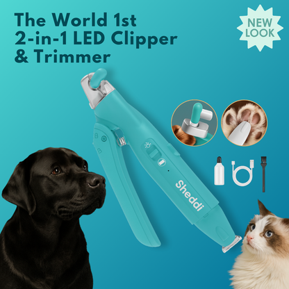 SafeTrim LED Clipper 2 in 1 - Sheddi