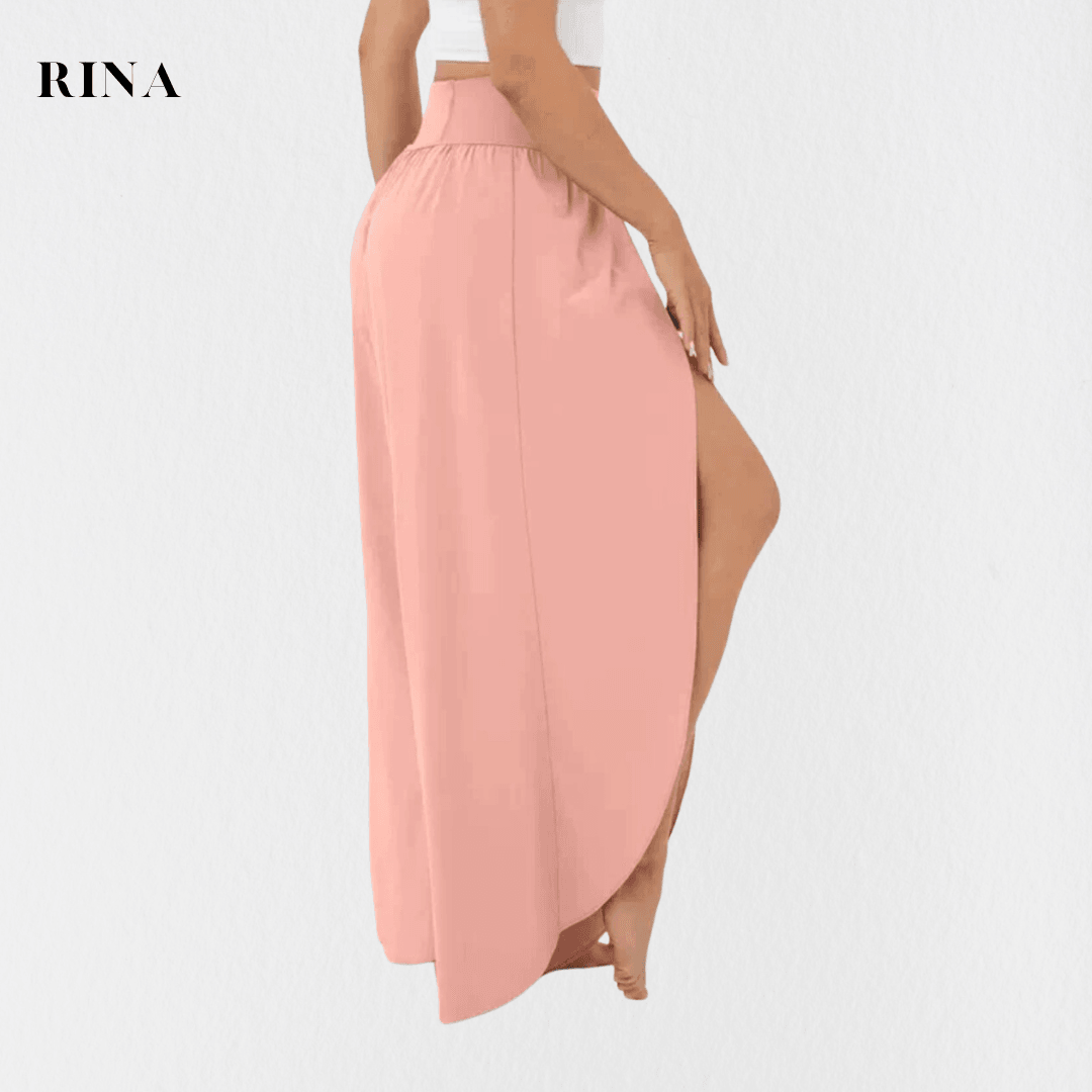 Rina | Pantalon taille haute fluide - Zevessa