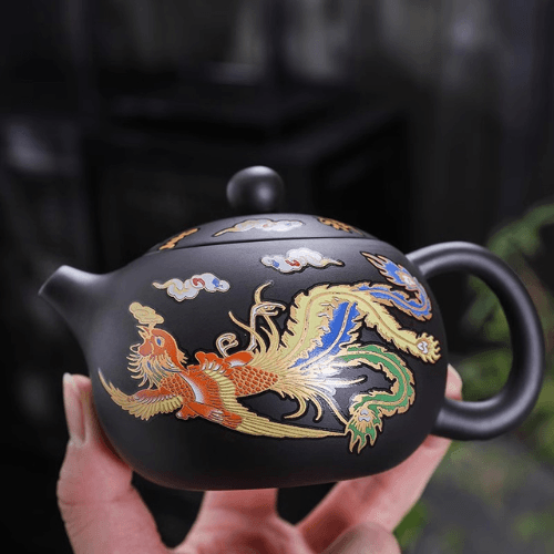 Théière changeante à la chaleur avec bruit d’oiseaux | Dragon Tea - Zevessa