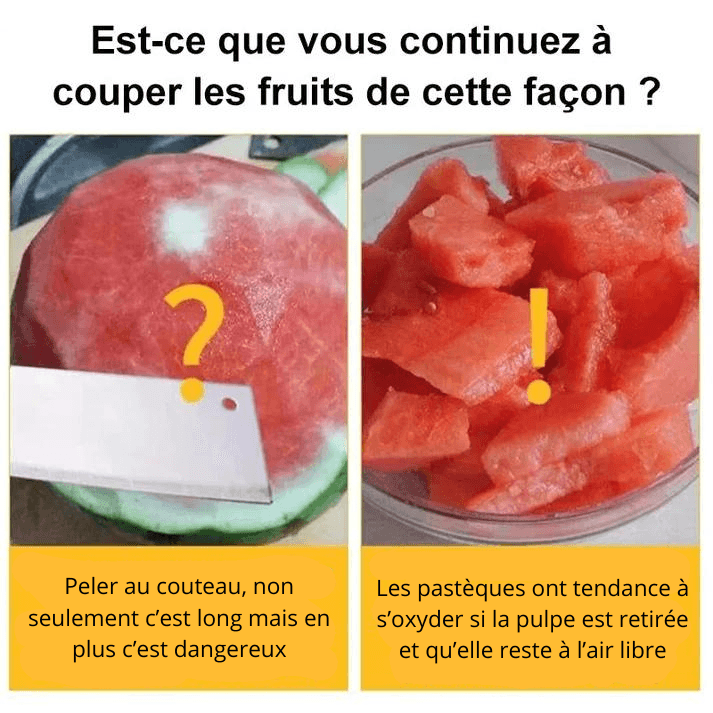 Couteau tranchage pour fruits en acier inoxydable | CutMaster