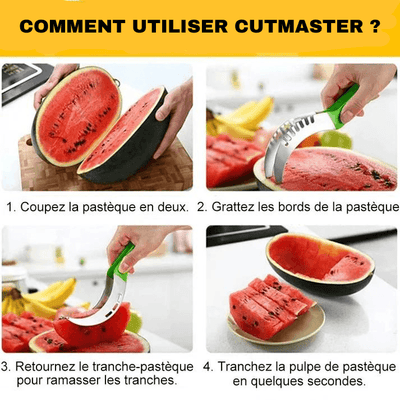 Couteau tranchage pour fruits en acier inoxydable | CutMaster