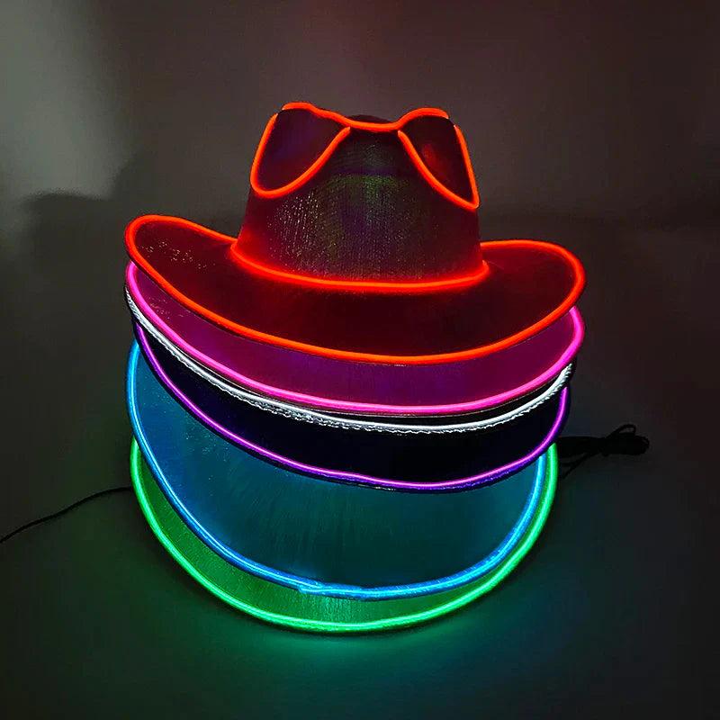 Chapeau de Cowboy Lumineux LED | NeonHat