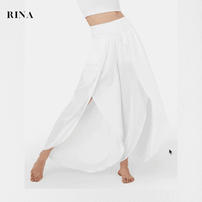 Rina | Pantalon taille haute fluide - Zevessa