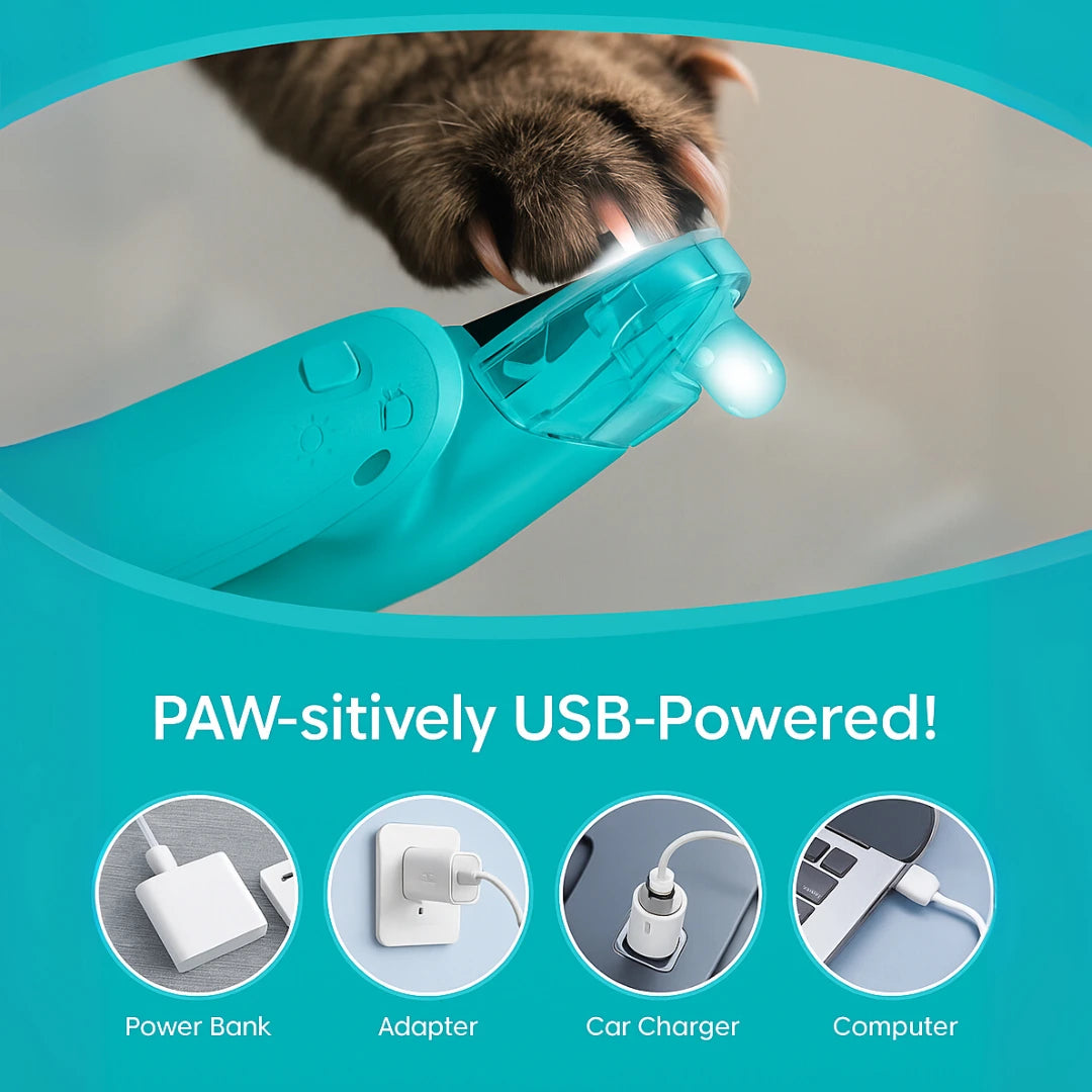 SafeTrim LED Clipper 2 in 1 - Sheddi