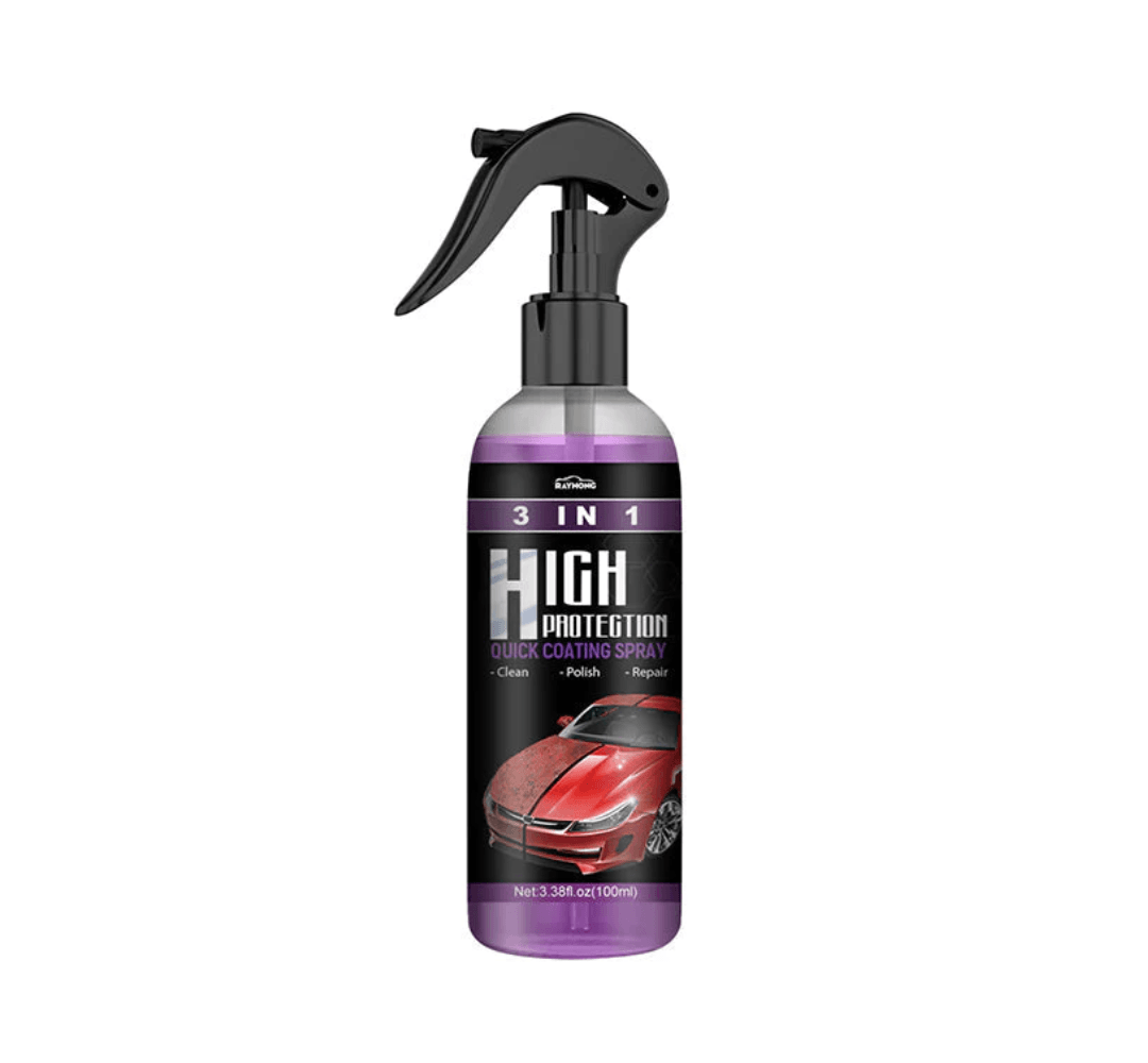 Spray de revêtement de voiture 3 en 1 avec éponge et torchon | Magic AutoSpray