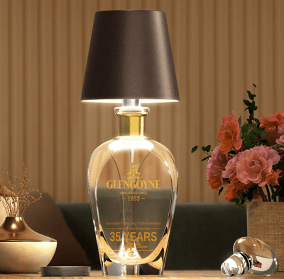 Upcycling Portable Bottle Lamp  | LuxeGlow