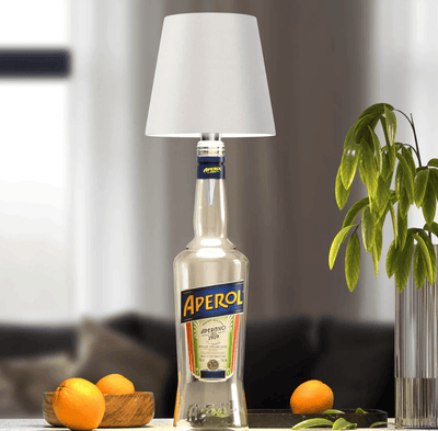 Upcycling Portable Bottle Lamp  | LuxeGlow