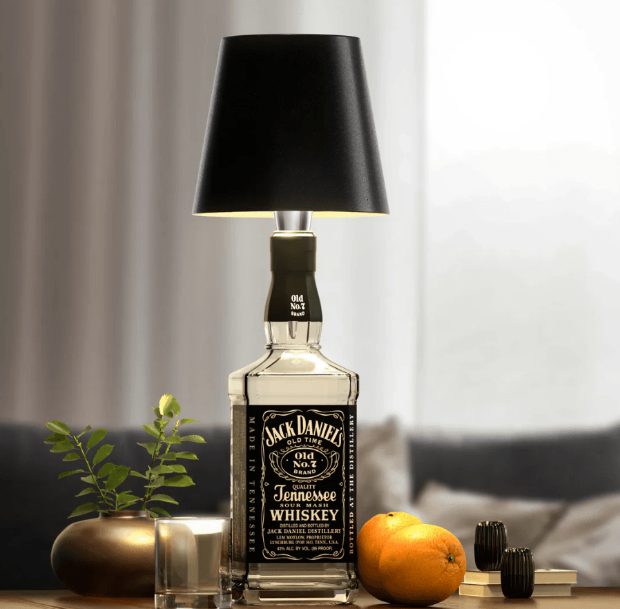 Upcycling Portable Bottle Lamp  | LuxeGlow