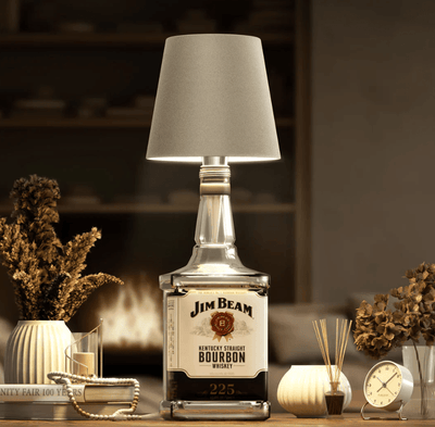 Upcycling Portable Bottle Lamp  | LuxeGlow