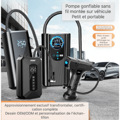 Pompe à air électrique avec câble chargeur et pompe | PowerPump