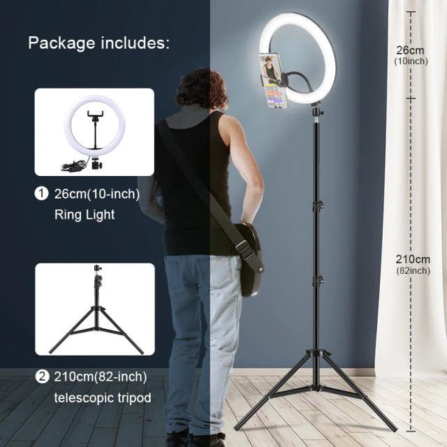 Anneau de Lumière pour Selfie et Photographie - Zevessa