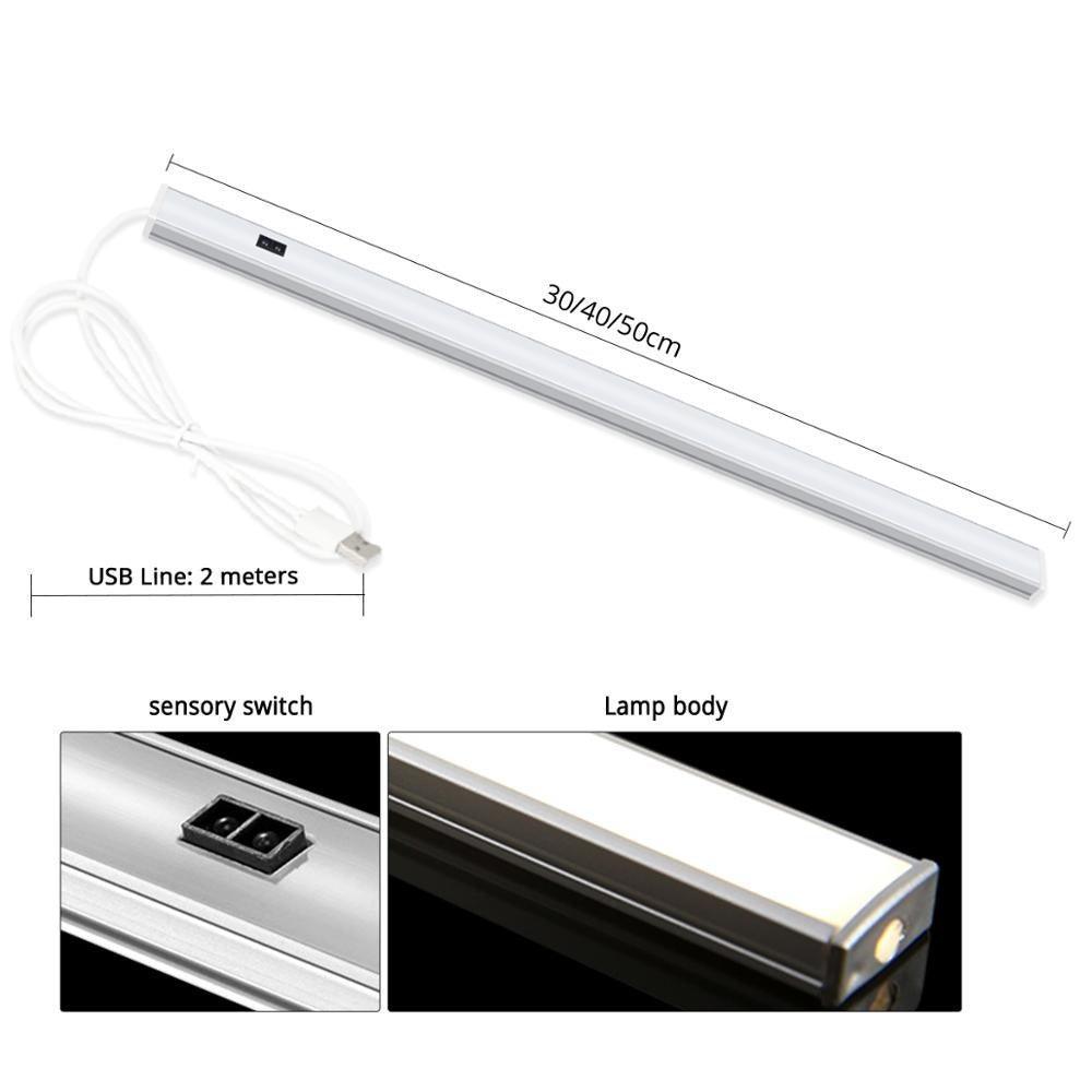 Barre LED lumineuse USB avec capteur de mouvement PIR - Zevessa
