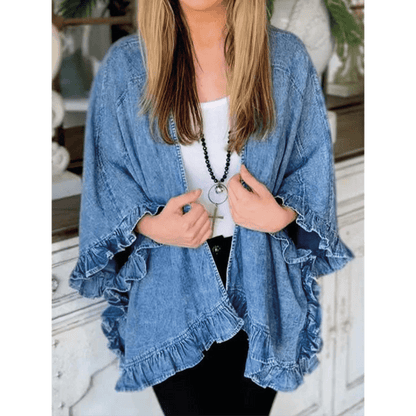 Cardigan en denim déconctracté - Zevessa