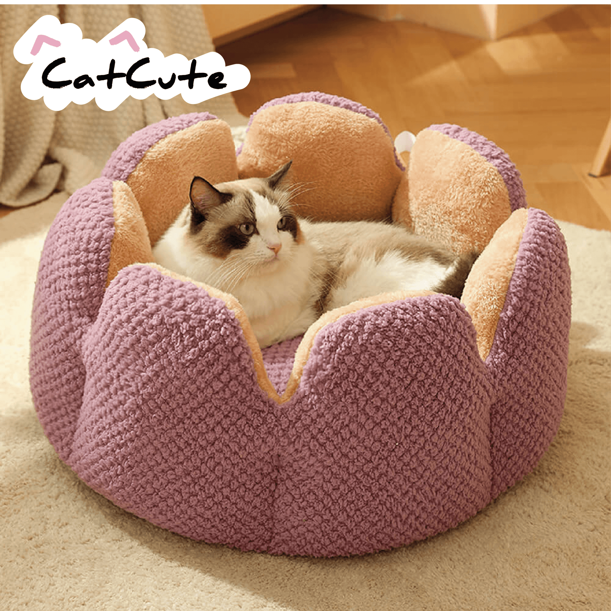 CatCute | Lit cactus confort pour chat - Zevessa