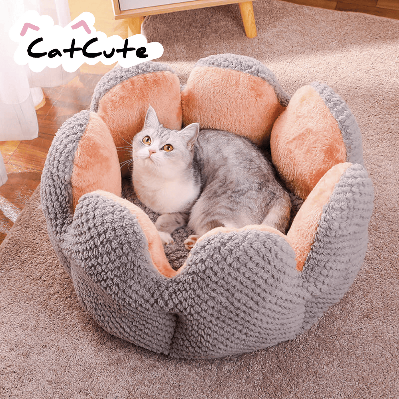 CatCute | Lit cactus confort pour chat - Zevessa