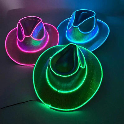 Chapeau de Cowboy Lumineux LED | NeonHat