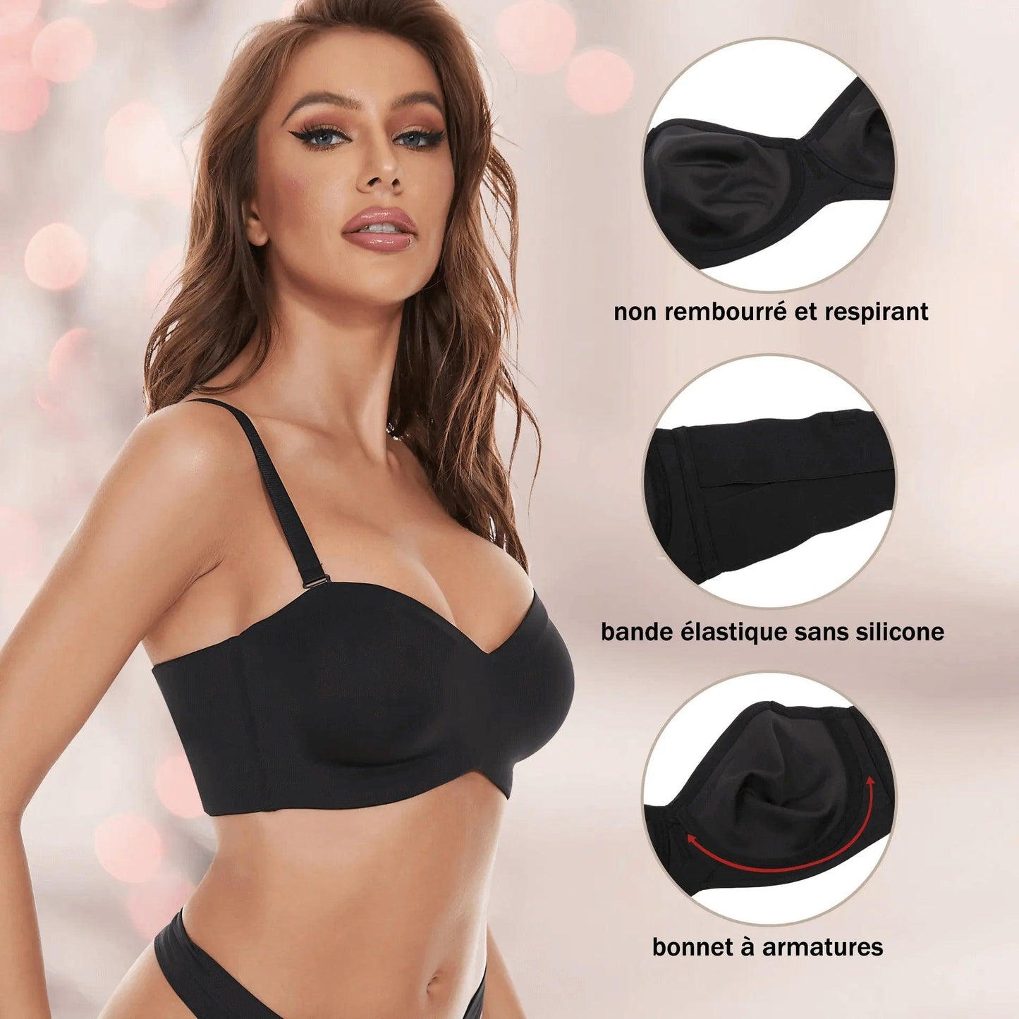 LuxeLift | Convertible Bandeau Bra