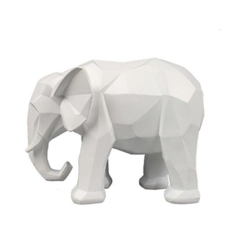 Figurines de mascotte d'éléphant en résine - Zevessa
