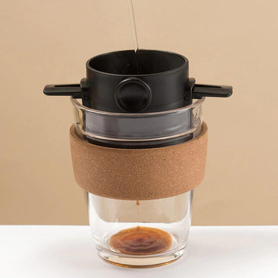 Portable and foldable coffee filter