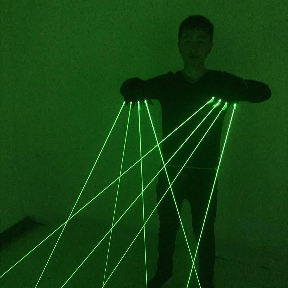 Gants laser vert - Zevessa
