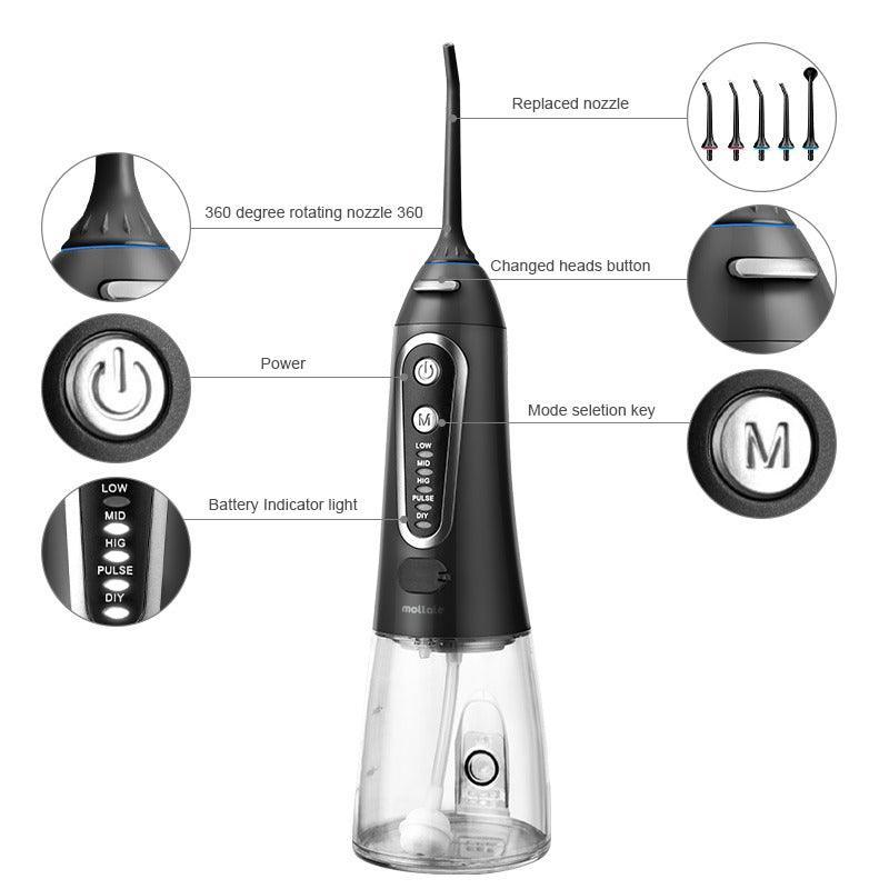 Irrigateur Buccal à 5 Modes Fil Dentaire - Zevessa