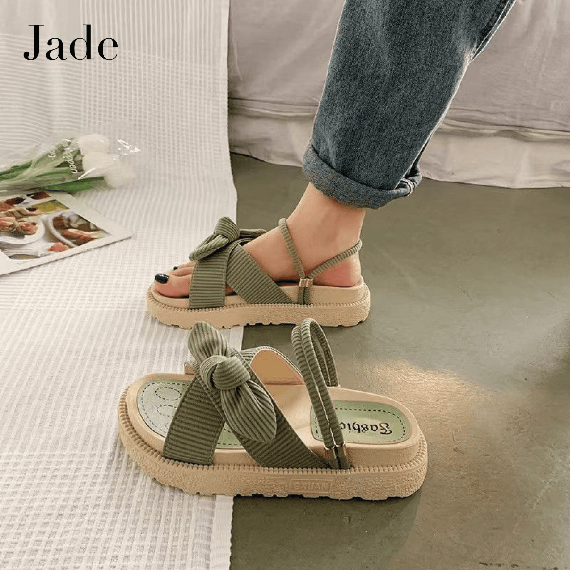 Jade | Sandale d’été confortable - Zevessa